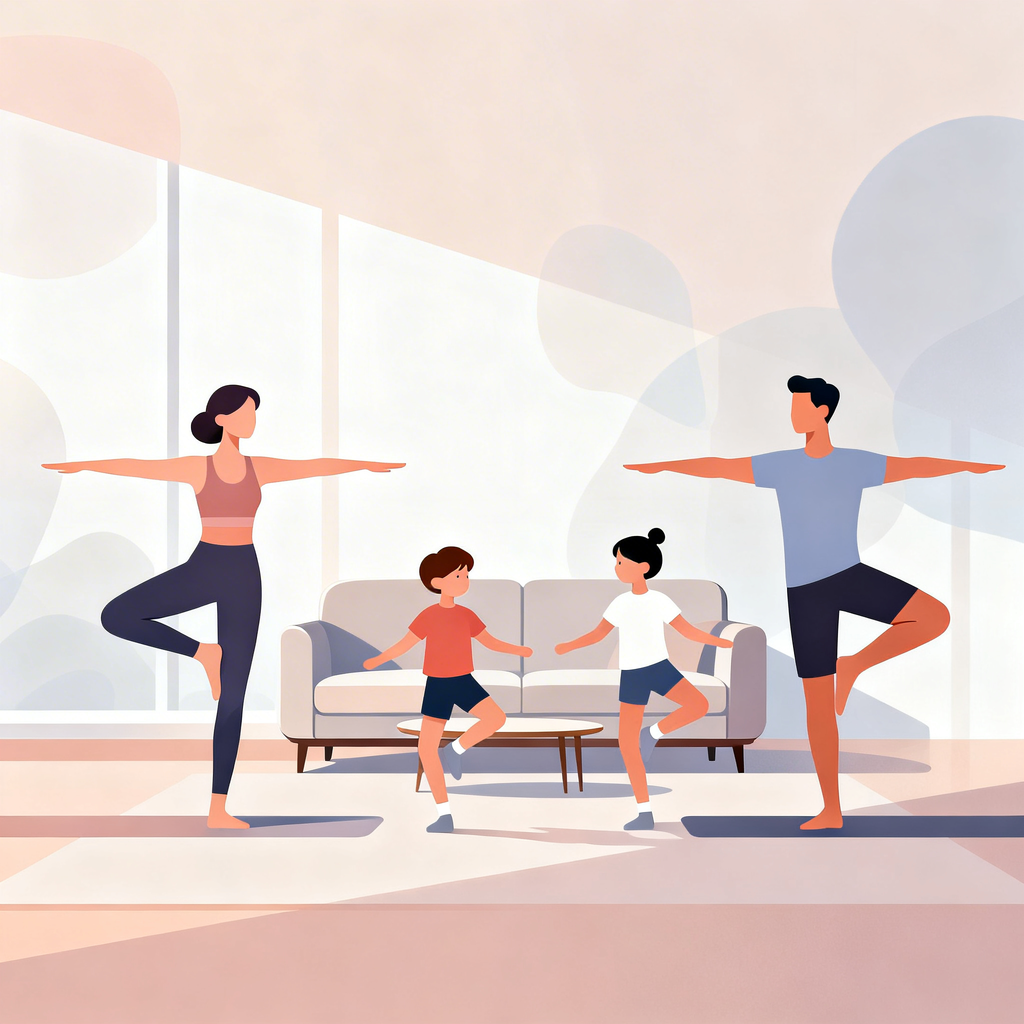 Rodzinne treningi w domu